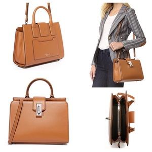 MARC JACOBS west end tote satchel bag maple NWT